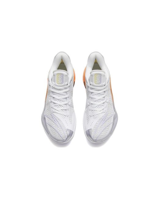 Anta White Light Crazy Up 4 'Rocket Tail Flame' for men