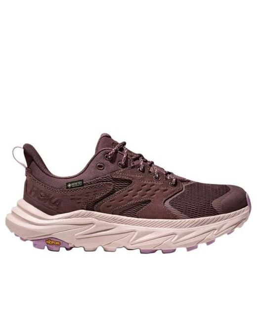 Hoka One One Brown Anacapa 2 Low Gore-Tex 'Smoky Quartz Cosmic Pearl'
