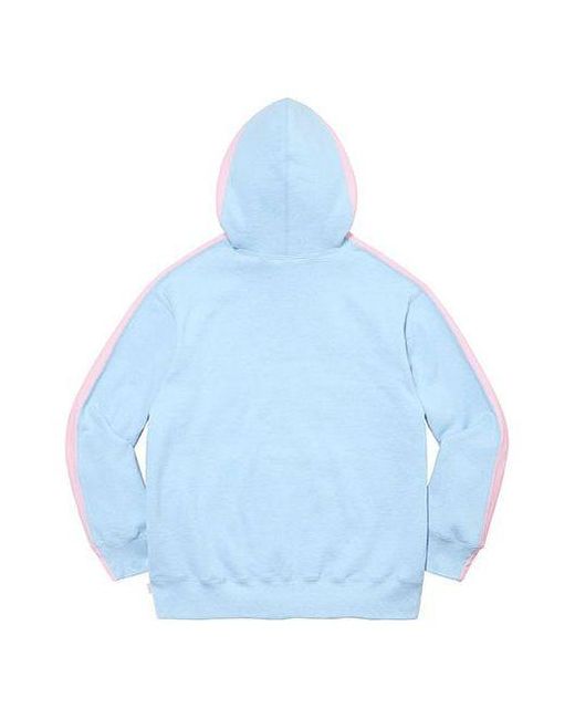 Supreme Pink S Logo Split Hooded Sweatshirt for men