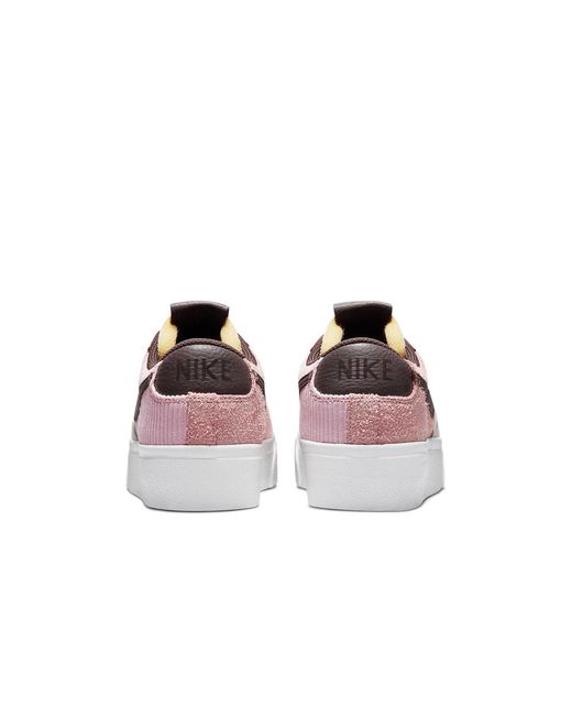 Nike Pink (Wmns) Blazer Low Platform Sneakers