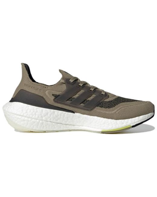 Adidas Brown Ultraboost 21 'Orbit' for men