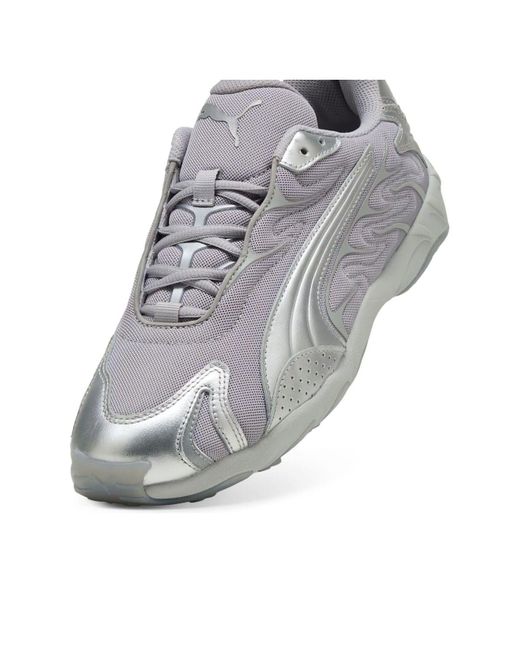 PUMA Gray Inhale Metallic 'Glacial' for men