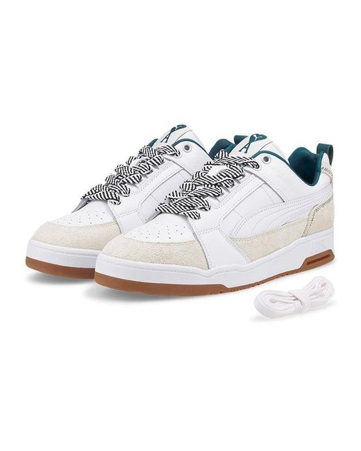 PUMA White Ami X Slipstream Lo Gum' for men