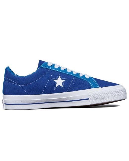 Converse Blue General One Star Skate Shoes for men