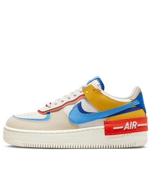 Nike Blue (Wmns) Air Force 1 Shadow 'Sail Multi'
