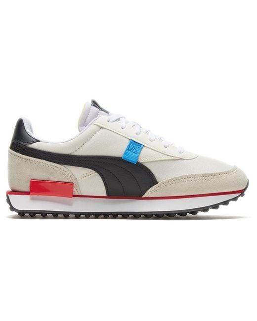 PUMA White Future Rider 'Play On for men
