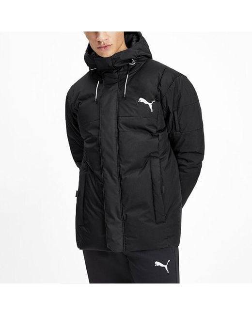 PUMA Black Protective Down Jacket for men