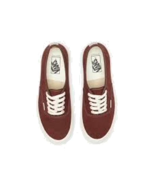 Vans Red Og Authentic Lx Suede for men