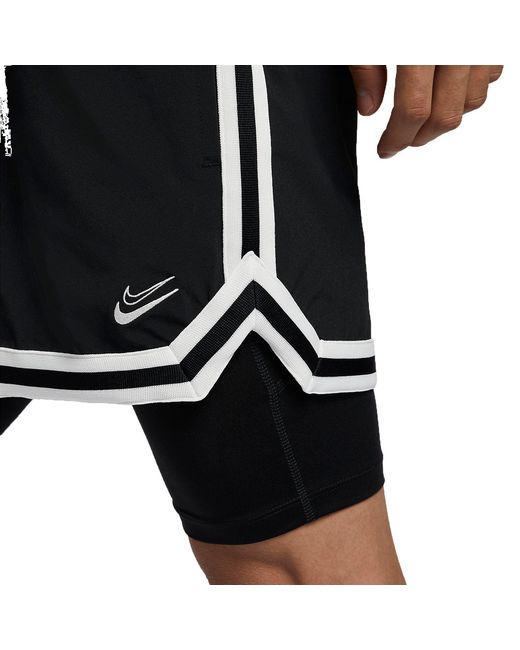 Nike Black Kevin Durant 4" Dna 2-In-1 Basketball Shorts (Asia Sizing) Sail' for men