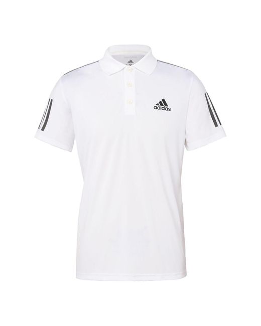 Adidas White Club 3Str Polo Tennis Sports Polo Shirt for men