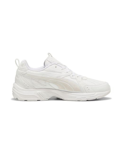 PUMA White Milenio Tech Leather Feather' for men