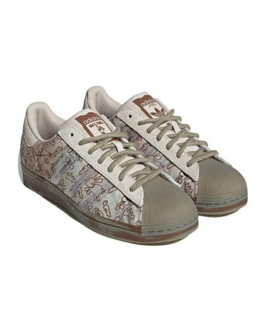 Adidas Brown Melting Sadness X Superstar 'Allover Graphics for men