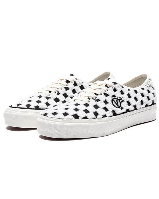 Vans White Authentic One Piece Vlt Lx 'Embroidered for men