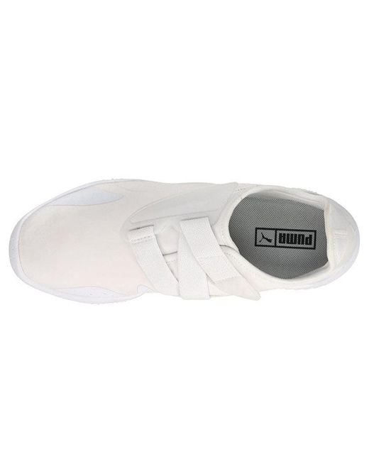PUMA White Mostro Lace Up for men