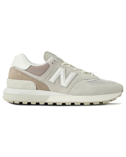New Balance White 574 for men