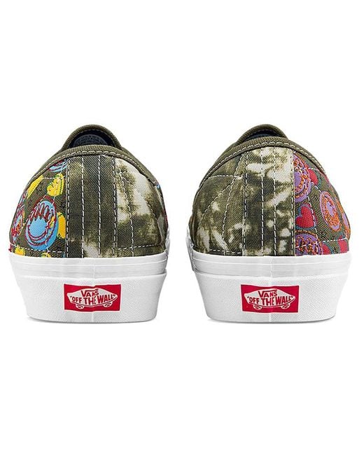 Vans Green Unisexauthentic 44 Dx Anaheim Low-Top Casual Canvas Shoes for men