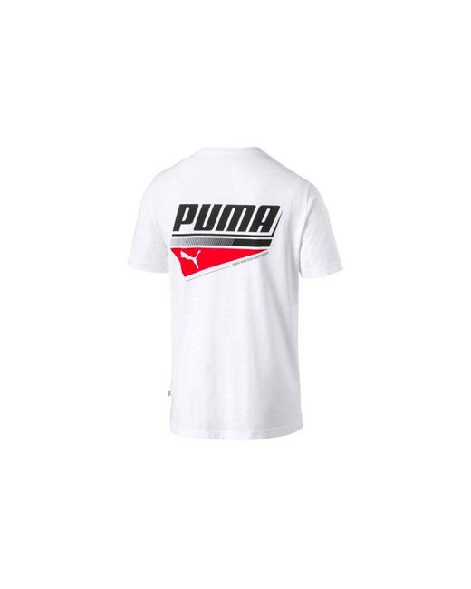 PUMA White Pocket T-Shirt for men