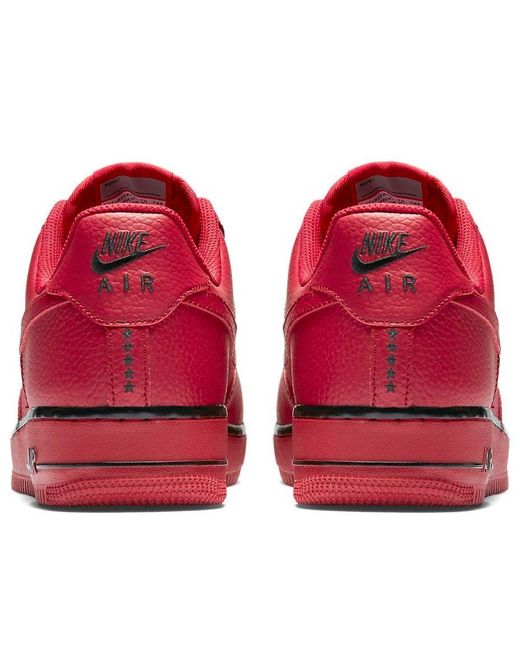 Nike Red Air Force 1 'Pivot Pack' for men