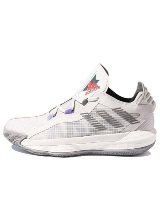 Adidas White Dame 6 Gca 'Playoff Pack' for men