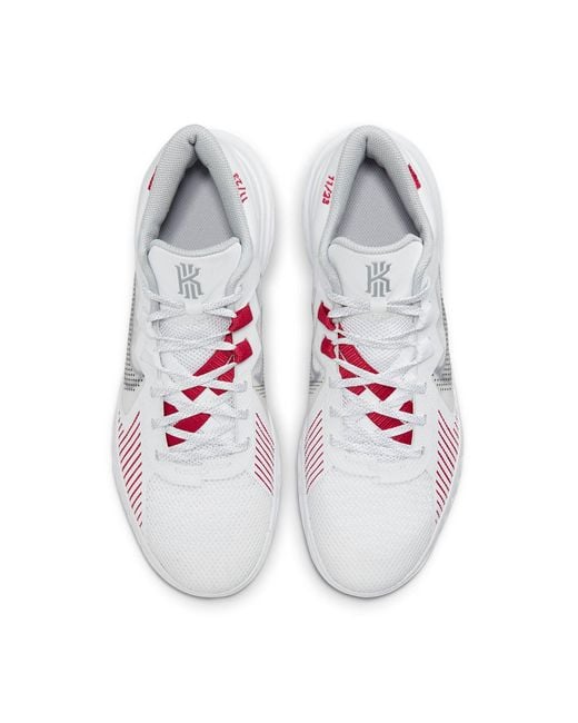Nike White Kyrie Flytrap 5 University' for men