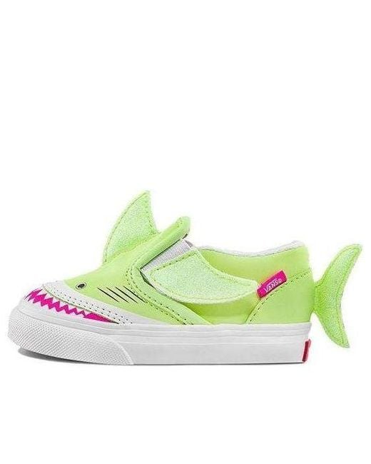Vans Green Slip-On V Low Tops Casual Skateboarding Shoes for men