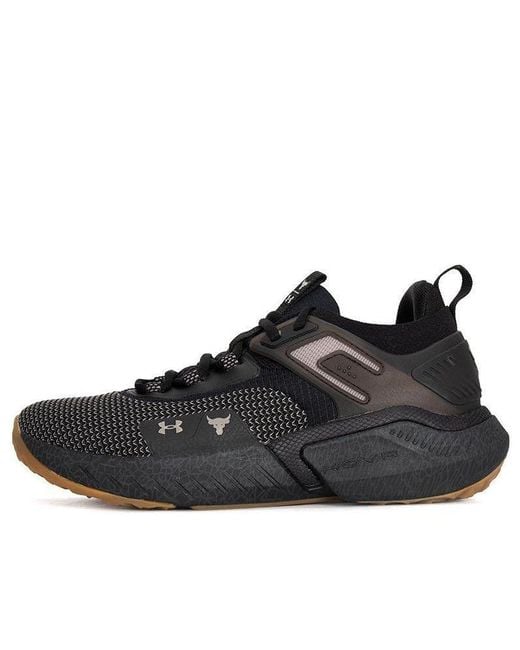 Under Armour Project Rock 5 Training Shoes in Black for Men | Lyst