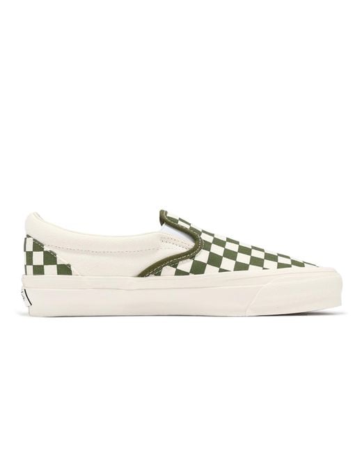 Vans White Premium Slip-On 98 'Checkerboard for men