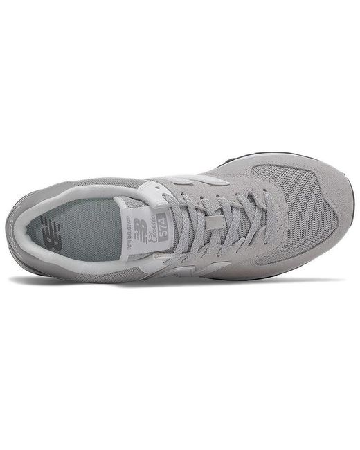 New Balance White 574 'Rain Cloud' for men