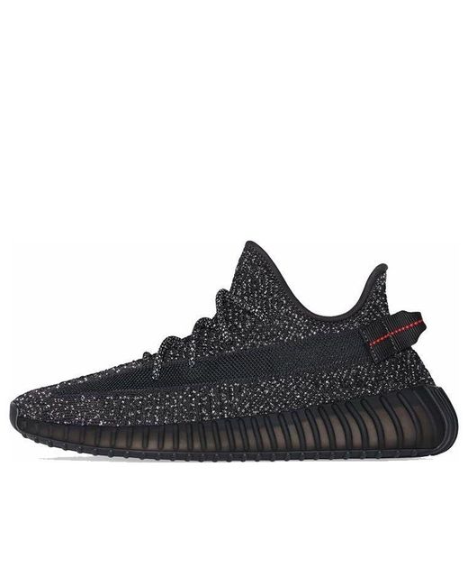 Adidas Black Yeezy Boost 350 V2 Reflective' for men