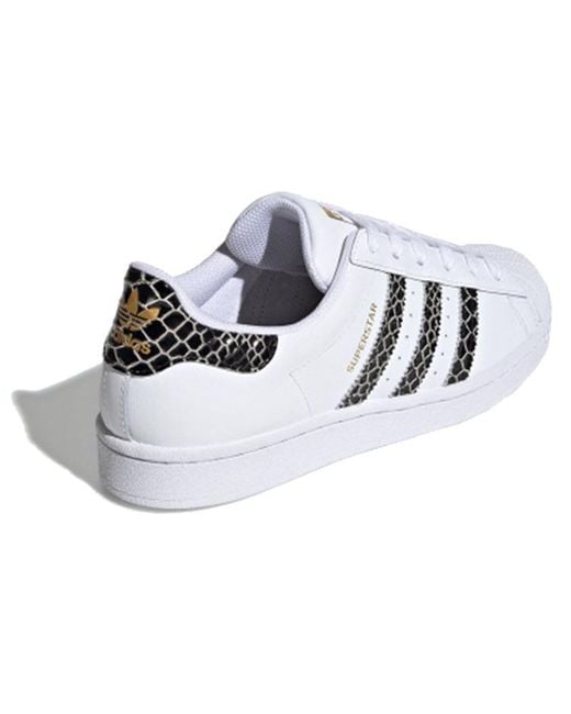 Adidas White (Wmns) Superstar Snakeskin 'Cloud'