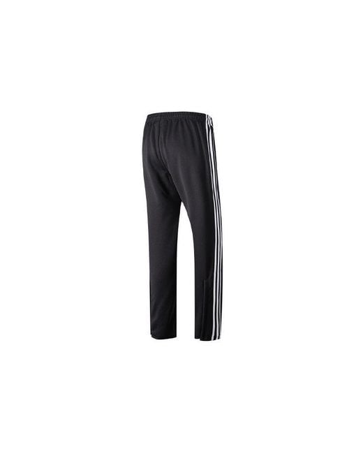 Adidas Black Straight Elastic Waistband Sports Pants/Trousers/Joggers for men