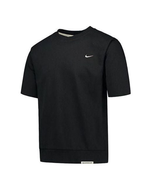 Nike Black Dri-Fit Standard Issue Round Neck Pullover Sports Short Sleeve for men