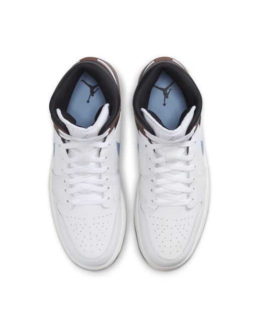 Nike White 1 Mid Se for men
