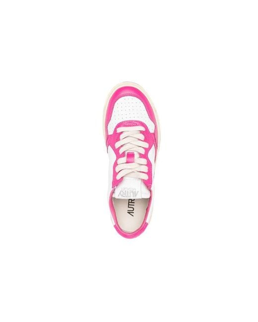 Autry Pink (Wmns) Medalist Low Top Bicolor