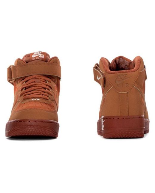 Nike Brown Air Force 1 Mid '07 for men