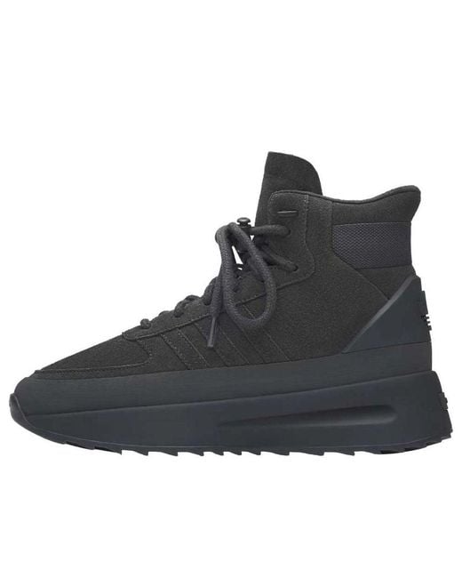 Adidas Black X Fear Of God Athletics Los Angeles Hikers 'Carbon' for men
