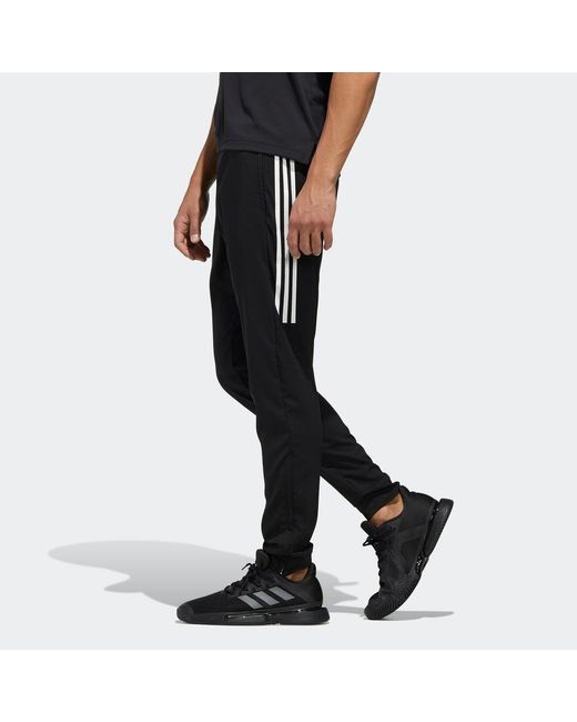 Adidas Black Cctcb 3S Wv Pnt Tennis Sports Long Pants for men