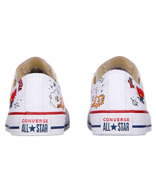 Converse White Bt21 X Chuck Taylor All Star for men