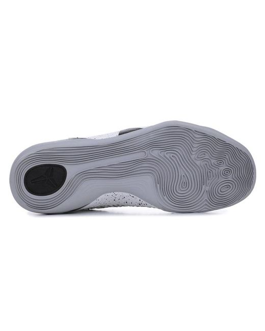 Nike Gray Kobe 9 Elite Low 'Beethoven' for men
