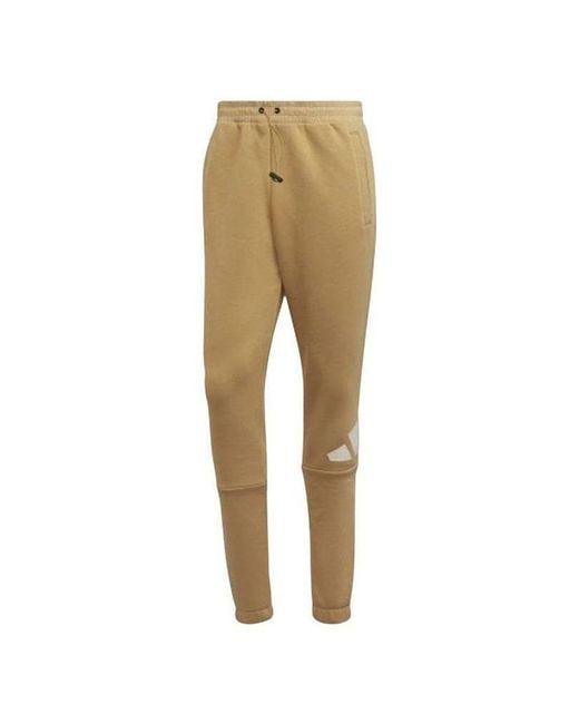 Adidas Natural Logo Printed Track Pants Asia Sizing for men