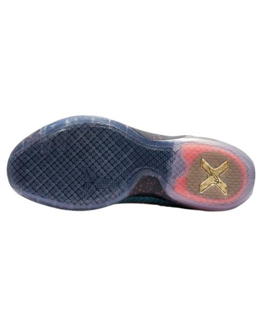 Nike Blue Kobe 10 Elite 'Drill Sergeant' for men