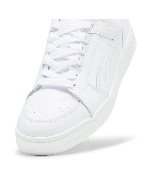 PUMA White Slipstream Lo 'Triple' for men