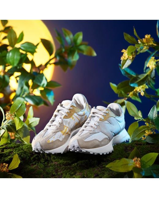 New Balance White (Wmns) Beast X 327 'Tie-Dye