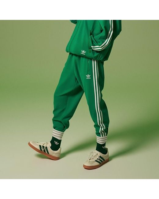 Adidas Green Originals Tracksuit Bottoms for men