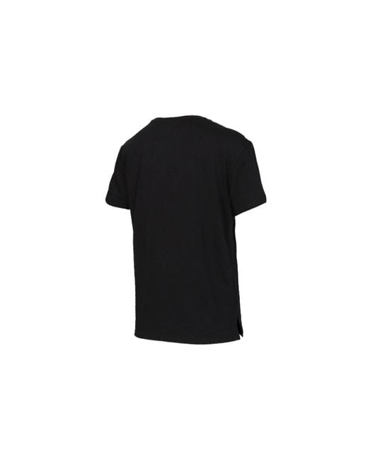 PUMA Black (Wmns) Classics Logo Tee Running Short Sleeve Tee