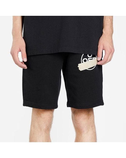 Off-White c/o Virgil Abloh Black C/O Virgil Abloh Tape Arrows Sweatshorts for men