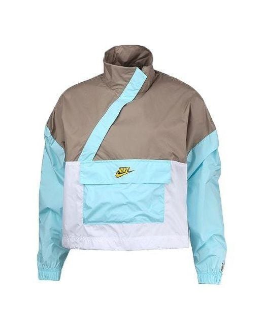 Nike Blue (Wmns) Sportswear Woven Anorak