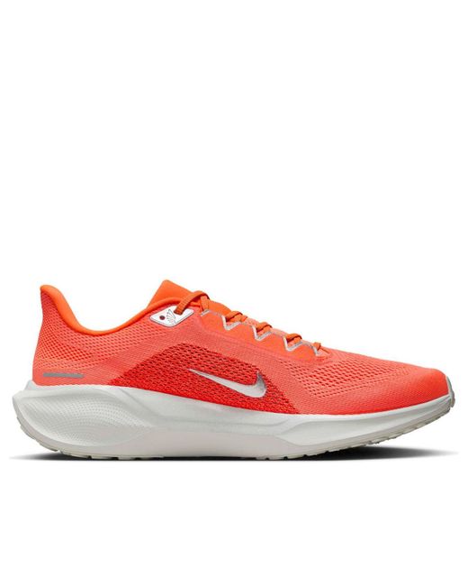 Nike Red Air Zoom Pegasus 41 Premium 'Hyper Crimson Safety Sliver' for men