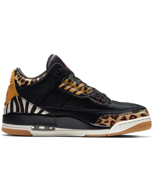 Nike Black 3 Retro Se 'Animal Instinct' for men