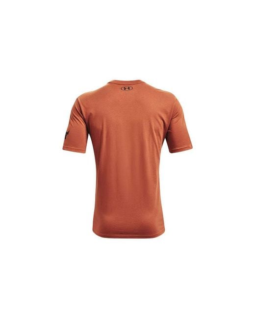 Under Armour Pink Project Rock Dare To Fail Tee for men